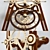  "Sextus" Wooden Clock  Expertly Crafted by David Atkinson 3D model small image 2