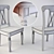 Classic Table with Chairs (Unknown Manufacturer) 3D model small image 3