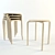 Birch Stool: Sleek & Sturdy 3D model small image 1