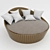 Cozy Circular Sofa - 160cm Diameter 3D model small image 1