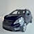 Compact Chevrolet Spark: Sporty & Efficient 3D model small image 1