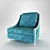 Comfort Bliss Armchair 3D model small image 1