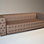 Elegant Capitol Serge Sofa 3D model small image 1