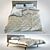 Sleek and Stylish Bonaldo Bed 3D model small image 1