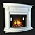 ALEX BAUMAN Raffaele Electric Fireplace 3D model small image 2