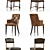 Elegant Dining Chair Set 3D model small image 2