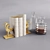 Global Views Set: Gazelle Bookends, Ribbed Decanters 3D model small image 1