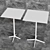 Modern Square Tables: 70x70 & 80x80 3D model small image 2