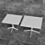 Modern Square Tables - Plank MISTER X 3D model small image 2