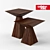 Elegant Cattelan Italia Theo Table 3D model small image 1