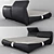 Adjustable Headrest Bed 3D model small image 1