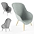 AAL82 Low Lounge Chair: Comfort, Elegance, Function 3D model small image 1