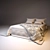 Rustic Elegance Linen Bedding Set 3D model small image 1