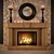 Cozy Firepit: The Perfect Fireplace 3D model small image 1