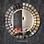 Indigenous-Inspired Round Mirror: Garda Decor 3D model small image 1