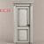 Elegant Casta Diva Wooden Door 3D model small image 1