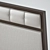 Lancaster King Bed: Elegant Combination of Fabric and Leather 3D model small image 2