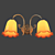 Victorian Sconce: Classic Elegance 3D model small image 1