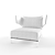 Erba Italia Abbraccio: Elegant Italian Chair 3D model small image 2