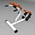 Back Extension and Glute Trainer 3D model small image 1