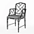Eichholtz Infinity Armchair: Timeless Elegance 3D model small image 2
