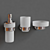 Modern Bathroom Accessories Set 3D model small image 2