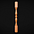 Elegant Baluster for Your Home 3D model small image 1