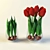 Elegant Tulip Bulbs Collection 3D model small image 1