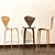 Modern Bar Stool - Sleek and stylish 3D model small image 1