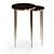 Christopher Guy 2014 76-0229: Stylish Nickel Plate/Madagascar Ebony Side Table 3D model small image 3