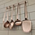 Mauviel Copper Kitchen Set Rails 3D model small image 2