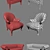 Modern Chair Pack - Set IV 3D model small image 3