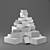 Tagged Shoe Boxes: Simple Storage Solution 3D model small image 1