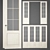 Versatile Door Partition 3D model small image 1