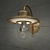 Italian Bronze Table Lamp 3D model small image 2