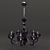 Modern Classic Chandelier: Elegant & Versatile 3D model small image 2