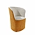 Modern Chenille Fabric Chair 3D model small image 1