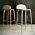 Muuto VISU Bar Stool 3D model small image 1