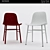 Sleek Steel Normann Form Chair 3D model small image 1