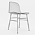 Sleek Steel Normann Form Chair 3D model small image 3