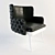 Stylish and Elegant SARAYA Chair 3D model small image 1