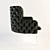 Stylish and Elegant SARAYA Chair 3D model small image 3