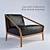 Italian Design Chair by Ceccotti 3D model small image 1