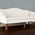 Elegant Chippendale Sofa in Classic Design 3D model small image 1