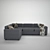 Ultimate Comfort Sofa 3D model small image 2