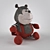 Cute Ladybird Plush 3D model small image 2