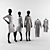 Mannequin Display Dress 3D model small image 1