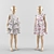 Adorable Kids Mannequin Dress 3D model small image 1