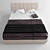 Vegas Barbara Bed: Sleek & Stylish Slumber 3D model small image 1