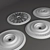 Elegant Sabur Decor Ceiling Rosettes 3D model small image 2